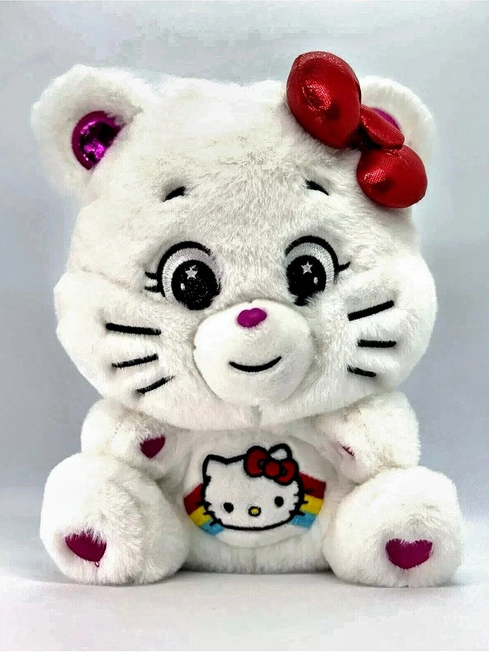 2023 Sanrio x Care Bears Hello Kitty Loves Cheer Bear Plush – Special Edition